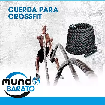 deportes - Soga Cuerda crossfit gym ejercicio batalla entrenar alta intesidad