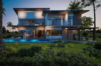 casas - Villa en Plano en Cap Cana con Plan de pago 