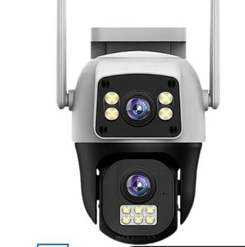 camaras y audio - Cámara de Seguridad Wifi Doble Lente 2MP Full HD