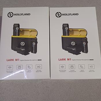 otros electronicos - microfonos hollyland lark m1 (duo)