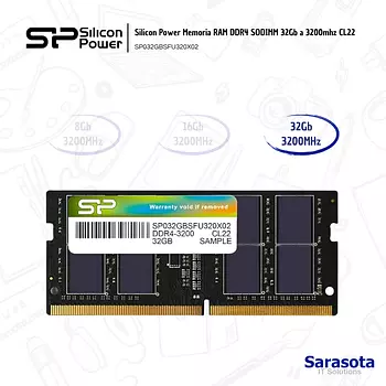 accesorios para electronica - Silicon Power Memoria RAM DDR4 32Gb a 3200mhz