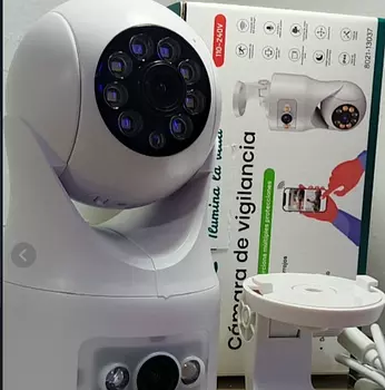 camaras y audio - Camara de Seguridad Wifi 1080P Doble Lente