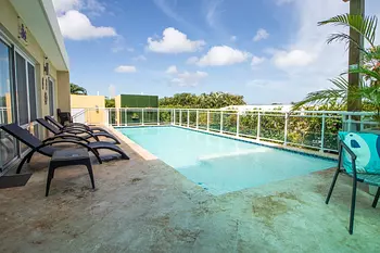 casas vacacionales y villas - Casa Amueblada con Piscina y BBQ en  Cabarete