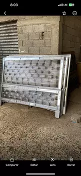 muebles y colchones - Espaldar de cama tapizada 