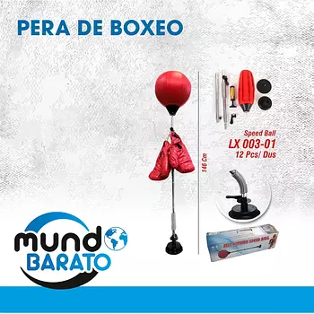 deportes - Bola de boxeo Vertical, PERA Ajustable. + Guantes  para NIÑOS