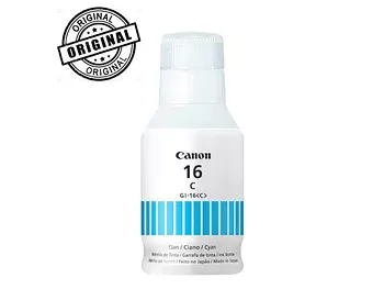 impresoras y scanners - BOTELLA DE TINTA CANON GI-16 CYAN, 70ML, COMPATIBLE CON MAXIFY: GX 3010, GX4010,