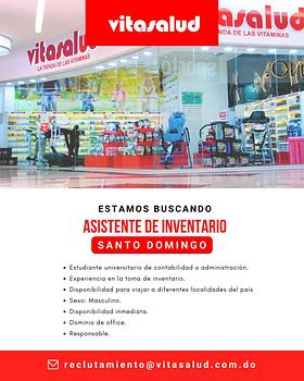 empleos disponibles - Asistente de Inventario