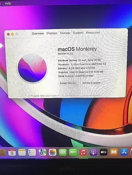 computadoras y laptops - MacBook como nueva 256gb