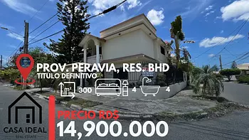 casas - se vende hermosa casa en exclusivo residencial en bani Av Fabio Herrera 