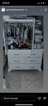 muebles y colchones - Gavetero para bebé en color blanco 🤍 