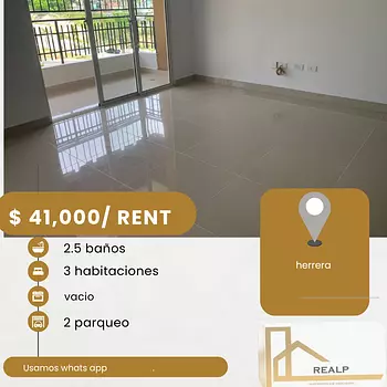 apartamentos - hermoso apartamento sobre la prolongación 27 de febrero en herrera 