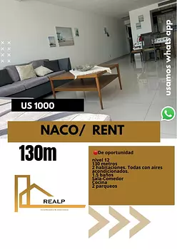 apartamentos - Apartamento amoblado naco