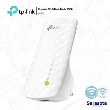 accesorios para electronica -  TP-Link Repetidor RE220 Doble Banda AC750