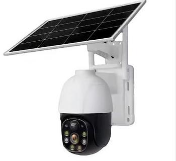 camaras y audio -  Cámara de Seguridad PTZ Solar Recargable Solar, Vision Nocturna e Impermeable