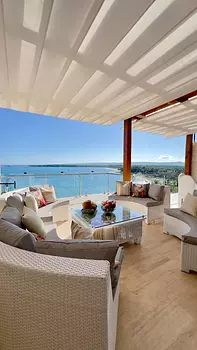 casas vacacionales y villas - Penthouse Amueblado con Vista al Mar Residence Riviera Azul 