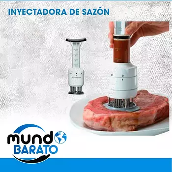 cocina - Inyector de salsas para carne profesional aguja ablandadora, sabor, bbq sazon