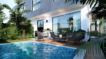 casas vacacionales y villas - Venta de Villa en punta cana Costa cana Dariens Residens entrega junio 2023