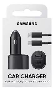 camaras y audio - CARGADOR SAMSUNG PARA VEHICULO 45W/15W