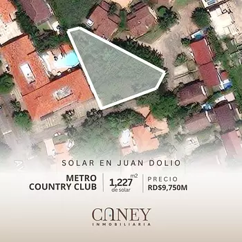 solares y terrenos - SOLAR en  JUAN DOLIO Metro Country Club