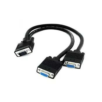 computadoras y laptops - CABLE AGILER SPLITTER VGA PARA 2 MONITORES EN UN EQUIPO (AGI-1146)