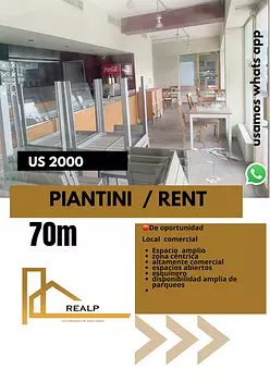 oficinas y locales comerciales - Local en Piantini  amplio