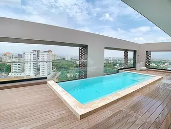 apartamentos - TORRE AMUEBLADO DE 1 HABITACION LA ESMERALDA SANTIAGO 