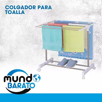 decoración y accesorios - Tendedero colgador rack de 6 toallas ideal para salon peluquerias  