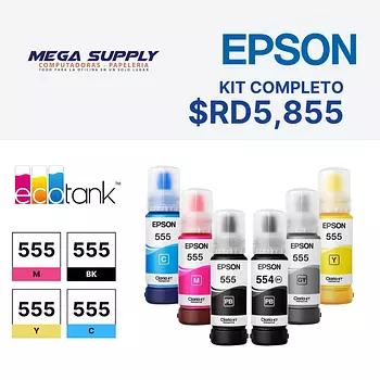 impresoras y scanners - KIT DE 4 BOTELLAS  DE TINTA EPSON 544   