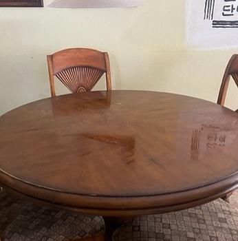 muebles y colchones - Juego de comedor de 4 sillas