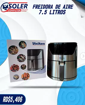 cocina - Freidora de Aires keiven Nueva de:  7.5L