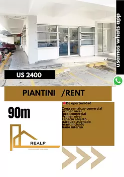 oficinas y locales comerciales - Local en Piantini 