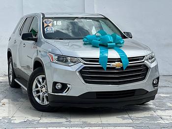 jeepetas y camionetas - CHEVROLET TRAVERSE LT 2018CLEAN CARFAX