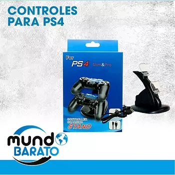 consolas y videojuegos - Base Cargador Ps4 Doble Tp4002  Dualshock playstation 4