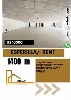 oficinas y locales comerciales - Local amplio y céntrico Esperilla