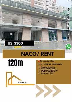 oficinas y locales comerciales - Local amplio en Naco