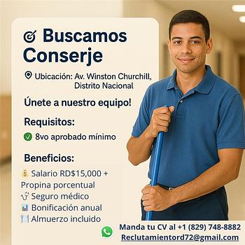 empleos disponibles - Conserje
