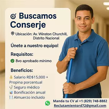 empleos disponibles - Conserje