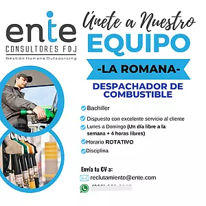 empleos disponibles - Despachador de combustible 