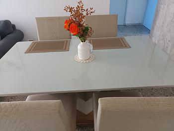 muebles y colchones - Comedor 6 Puestos 