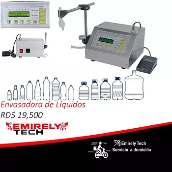 equipos profesionales - Maquina llenadora Embotelladora Envasadora de liquidos y bebida empacadora