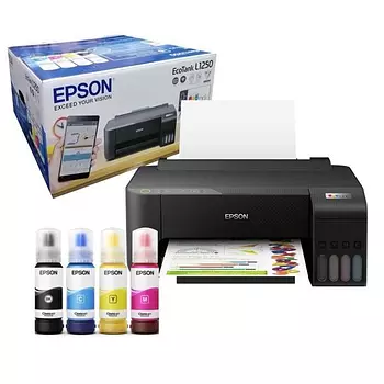 impresoras y scanners - IMPRESORA EPSON ECOTANK L1250 SOLO IMPRESION, SISTEMA DE TINTA CONTINUA  DE FABR