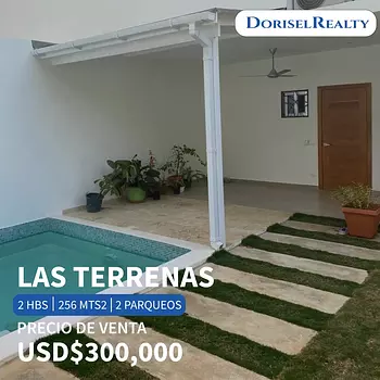 casas vacacionales y villas - VENTA DE PRECIOSA MILLA AMUEBLADA EN LO MEJOR DE LAS TERRENAS