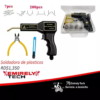 equipos profesionales - Soldador sellador para plasticos grapadora soldadura reparacion desabollador