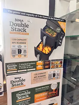 electrodomesticos - Airfriyers Ninja Double Stack 8 Cuartos 