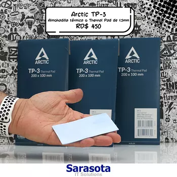 computadoras y laptops - Thermal Pad Arctic TP-3 de 1.5mm en 450