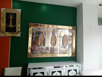 decoración y accesorios - Espejo 🪞 en aplique decorativo color dorado 💫 