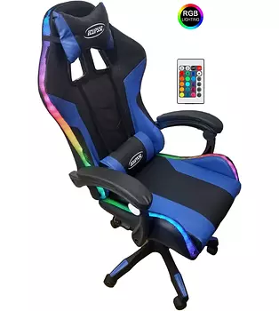 muebles y colchones - silla gamer con luces 