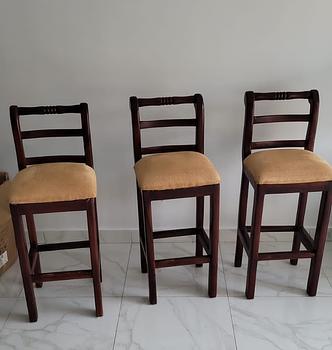 decoración y accesorios - VENDO 3 BUTACAS EN CAOBA
