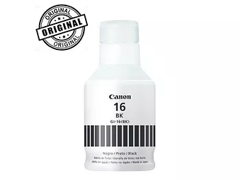 impresoras y scanners - BOTELLA DE TINTA CANON GI-16 NEGRO, 70ML, COMPATIBLE CON MAXIFY: GX 3010, GX4010