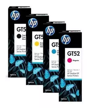 impresoras y scanners - BOTELLA DE TINTA HP ORIGINALES GT52, GT53  COLORES Y NEGRA 